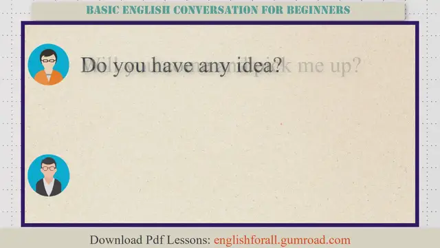 Video thumbnail for Basic English Conversation for Beginners #31
