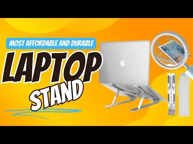 'Video thumbnail for GONE TO RUXH THIS LAPTOP STAND ! Cheap and Best quality Aluminum Portable Laptop Stand 🇵🇰'