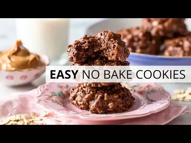 'Video thumbnail for No-Bake Peanut Butter Chocolate Oatmeal Cookies | Ready in 30 Minutes'