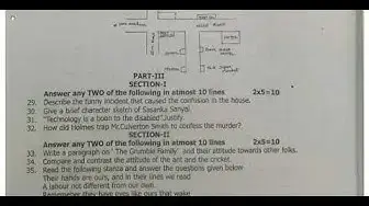 Video thumbnail for 10th English Second Revision Question Paper 2019-2020 | Chennai District | Team Aspirants