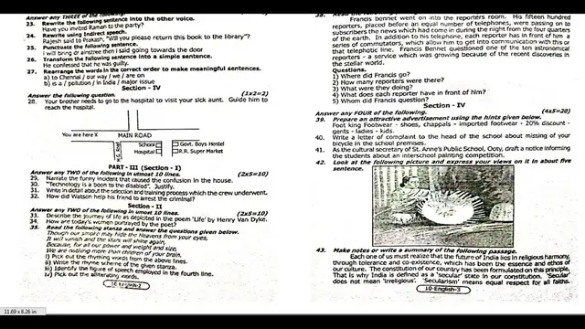 Video thumbnail for 10th English Third Revision Question Paper 2019-2020 | Puthukottai District | Team Aspirants