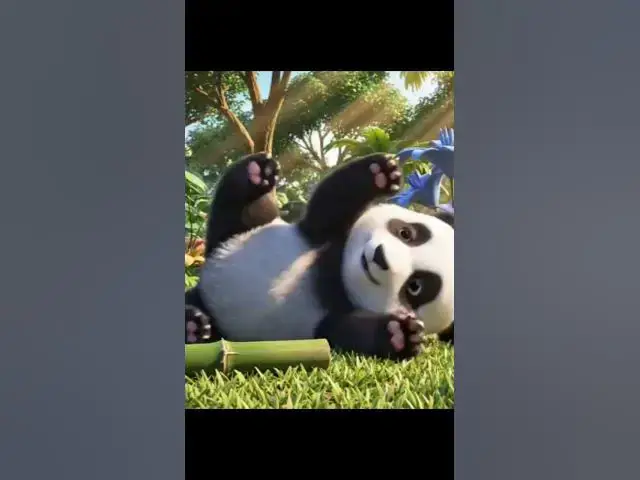 Video thumbnail for Can you handle this cuteness? 😍 #panda #cuteanimals #shorts #bollywood #nature #funnypanda #trending