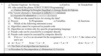 Video thumbnail for 11th Computer Science Half Yearly Model Question Paper 2019-20 | English Medium | Team Aspirants