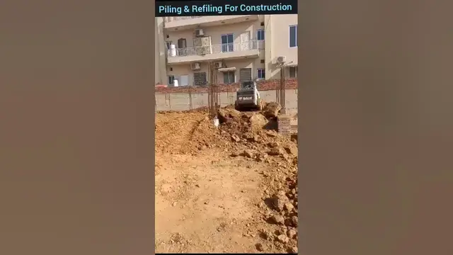 'Video thumbnail for Piling & Refiling Process For Construction'