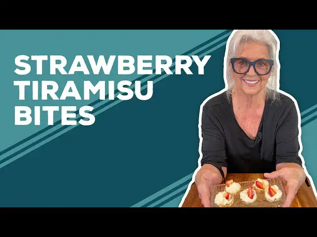 Video thumbnail for Love & Best Dishes: Strawberry Tiramisu Bites Recipe | Bite Size Dessert Ideas