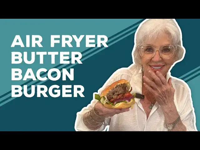 Video thumbnail for Love & Best Dishes: Air Fryer Butter Bacon Burger Recipe | Easy Air Fryer Recipes