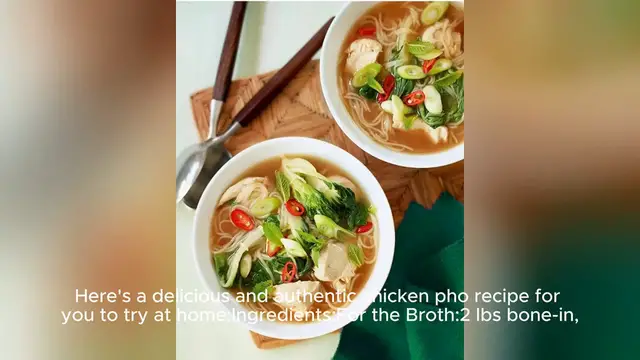 Video thumbnail for chicken pho recipe