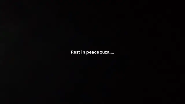 Video thumbnail for Rest in peace zuza….
