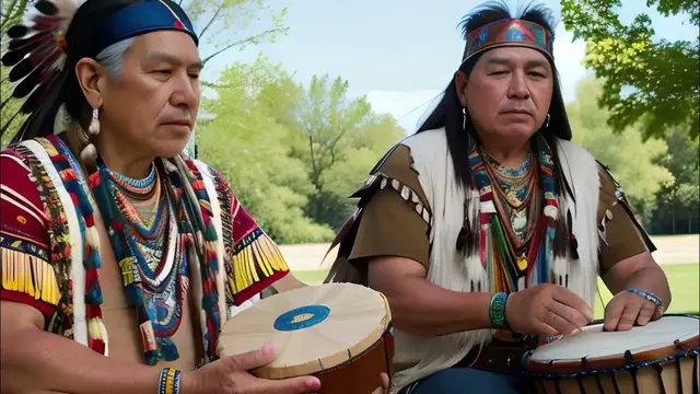 Video thumbnail for Native American Pow Wow Drumming