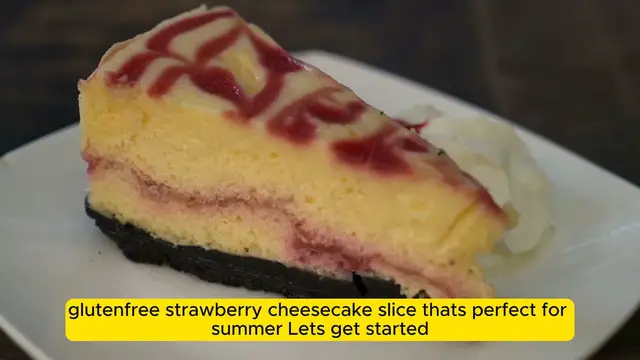 Video thumbnail for _Gluten-Free Strawberry Cheesecake Slice_ A Sweet