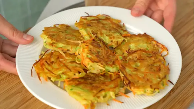 Video thumbnail for Easy Vegetable Pancakes Recipe