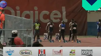 'Video thumbnail for Sandrey Davison wins Velocity Fest Men's 100m A-Final'