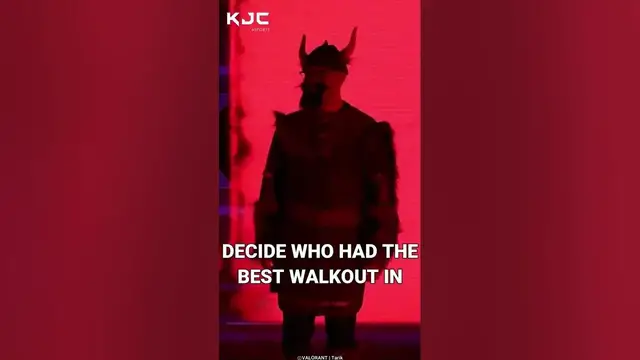 'Video thumbnail for Who Had the Best Walkout?  #valorant #valorantclips #esports #gaming #valorantchampions #vct'