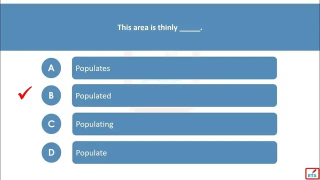 Video thumbnail for English Verb Tenses: Populate, Populates, Populated, Populating Quiz