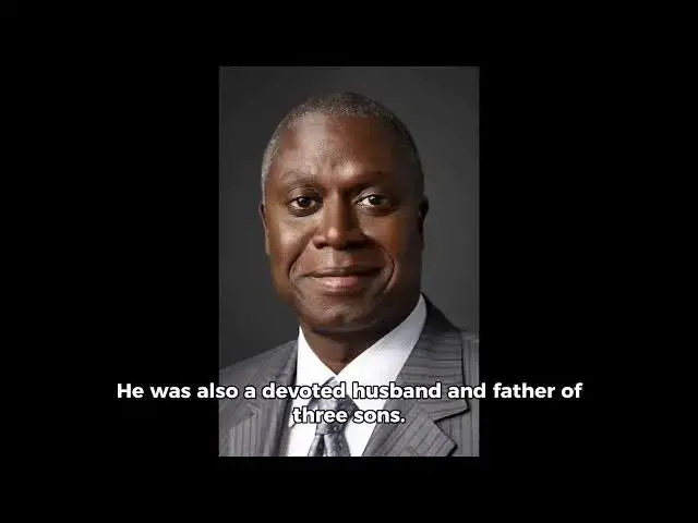 Video thumbnail for André Braugher, the Emmy-winning actor who starred in "Brooklyn Nine-Nine" and Homicide die at 61