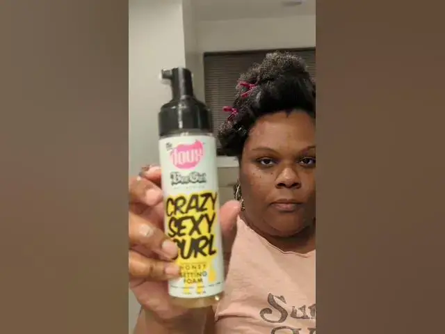 'Video thumbnail for Wash and Go on Stretched hair with the doux Crazy Sexy Curl honey foam'