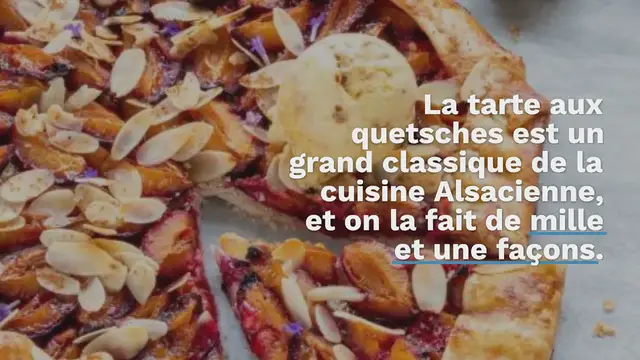 Video thumbnail for Tarte aux quetsches rustique