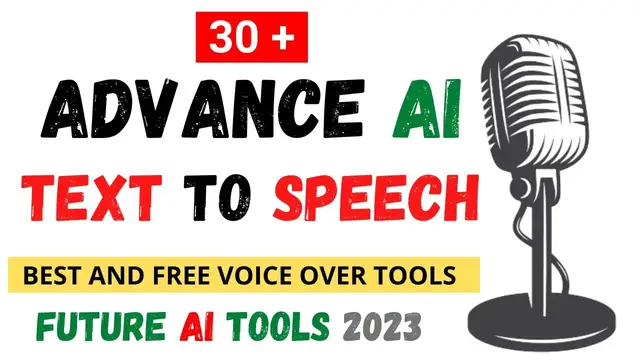 Video thumbnail for 30+ Best Text-to-Speech AI Artificial intelligence Avatar and Voice Generator Websites &Tools 2023.