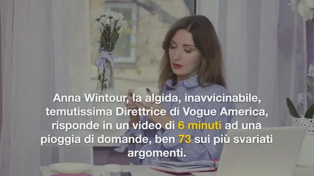 Video thumbnail for 73 domande: la video intervista ad Anna Wintour