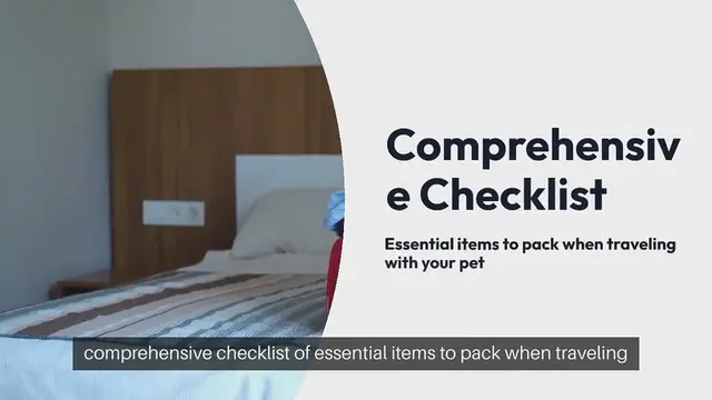 Video thumbnail for Pet Travel Essentials Checklist