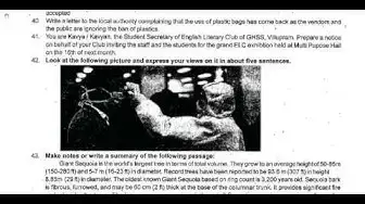 Video thumbnail for 10th English Third Revision Question Paper 2019-2020 | Cuddalore District | Team Aspirants