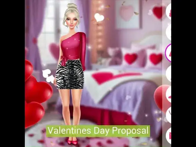 Video thumbnail for Valentine's Day Proposal #browsergame #fashiongames #dressupgames #beautygames #makeupgames