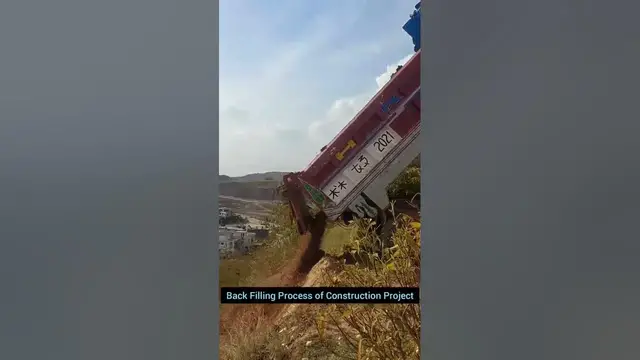 Video thumbnail for Backfilling Process of a Construction Project  #shorts