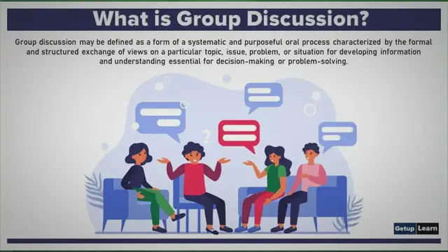 Video thumbnail for What is Group Discussion? Features, Elements, Types, Process, Characteristics, Roles, Group