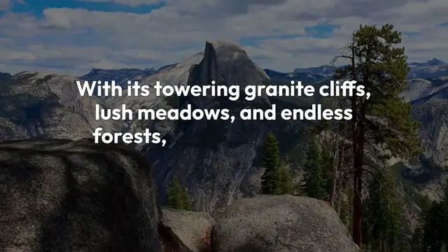 Video thumbnail for Yosemite National Park: A Majestic Wilderness of Natural Wonders