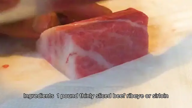 Video thumbnail for Korean beef recipe