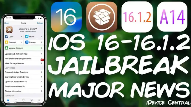Video thumbnail for iOS 16 - 16.1.2 JAILBREAK BIG News! New Improved Kernel Vuln RELEASED For All Devices! Full Access!