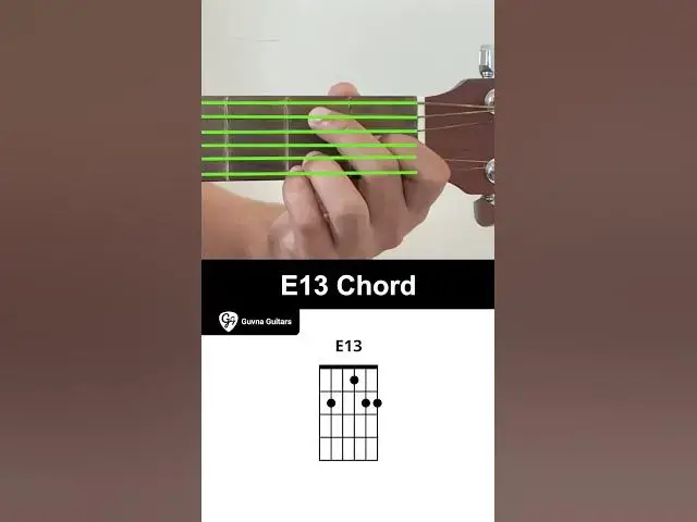 Video thumbnail for How To Play The E13 Chord On Guitar - Guvna Guitars
