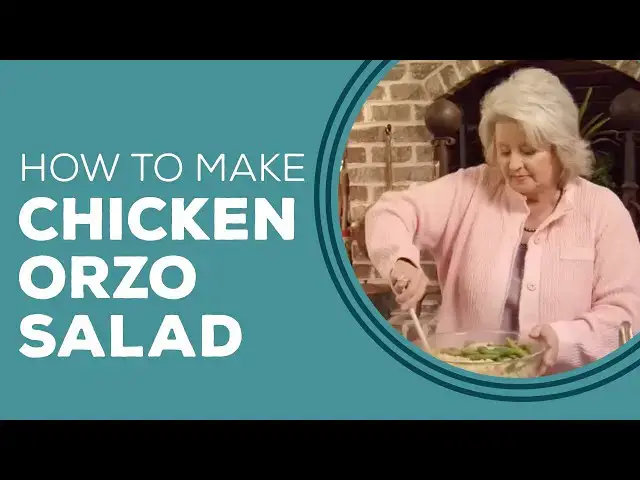 Video thumbnail for Blast from the Past - Paula Deen's Chicken Orzo Salad