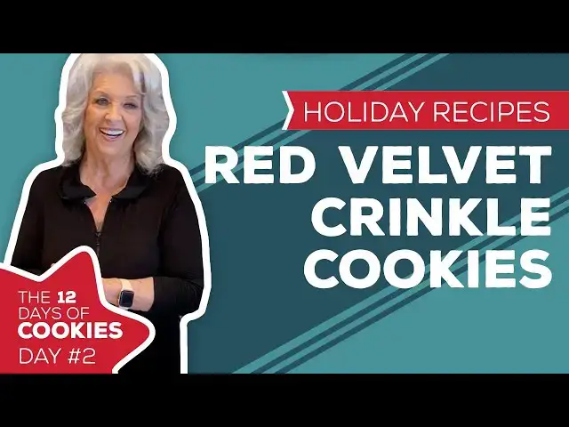 Video thumbnail for Holiday Recipes: Red Velvet Crinkle Cookies Recipe