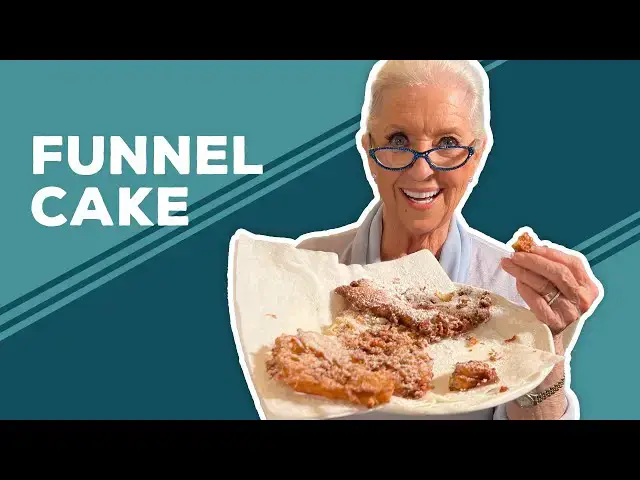 Video thumbnail for Love & Best Dishes: Homemade Funnel Cake Batter Recipe | How to Make Funnel Cakes