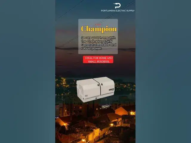 Video thumbnail for Champion 8.5kW Generator (Select Circuit ATS compatible only) – 100199