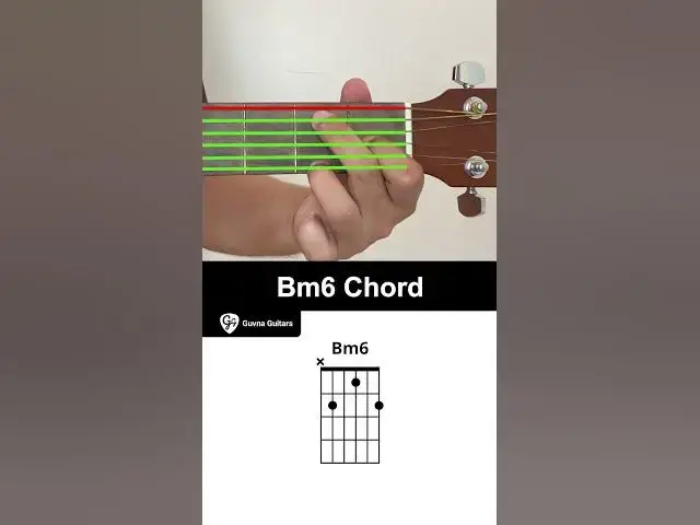 Video thumbnail for How To Play The Bm6 Chord On Guitar - Guvna Guitars.