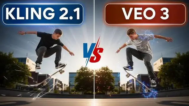 'Video thumbnail for VEO 3 VS KLING 2.1'