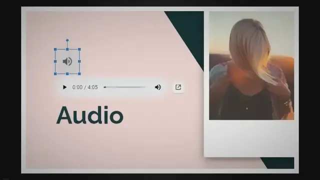 Video thumbnail for How to Add Your MP3 / WAV Audio File to Google Slides