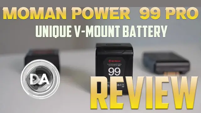 Video thumbnail for Moman Power 99 Pro Review:  Unique V- Mount battery w/OLED and USB-C