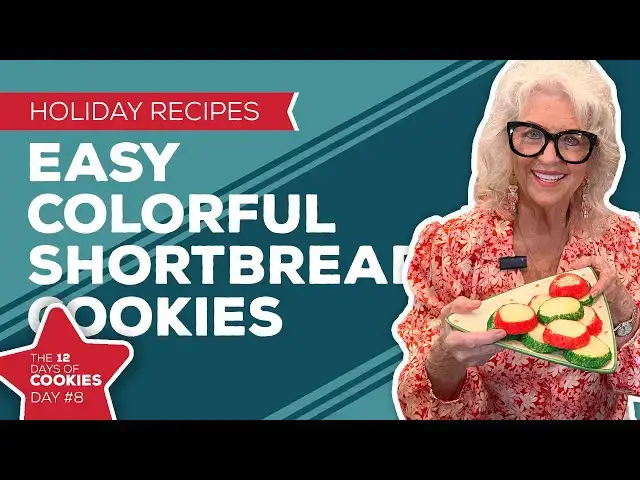 Video thumbnail for Holiday Cooking & Baking: Easy Colorful Shortbread Cookies Recipe | 8th Day of Christmas Cookies