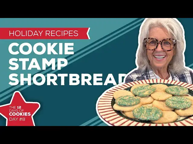 Video thumbnail for Holiday Cooking & Baking Recipes: Cookie Stamp Shortbread Recipe | 8th Day of Christmas Cookies