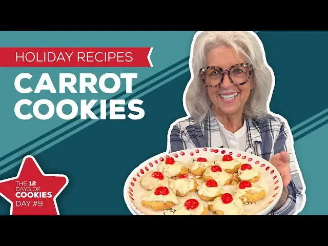 Video thumbnail for Holiday Cooking & Baking Recipes: Carrot Cookies Recipe | 9th Day of Christmas Cookies
