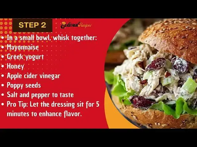 Video thumbnail for Creamy Cranberry Pecan Chicken Salad Recipe