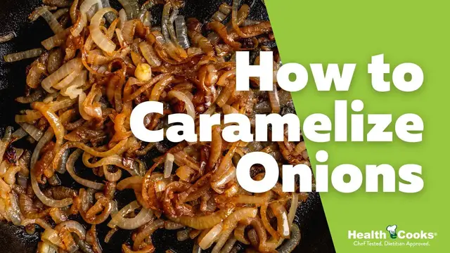 Video thumbnail for How to Caramelize Onions | healthEcooks.com