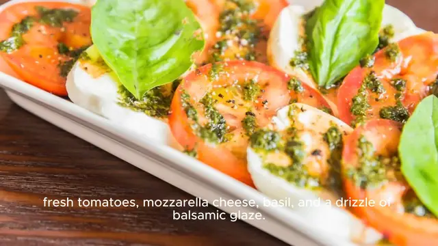Video thumbnail for Caprese salad recipe