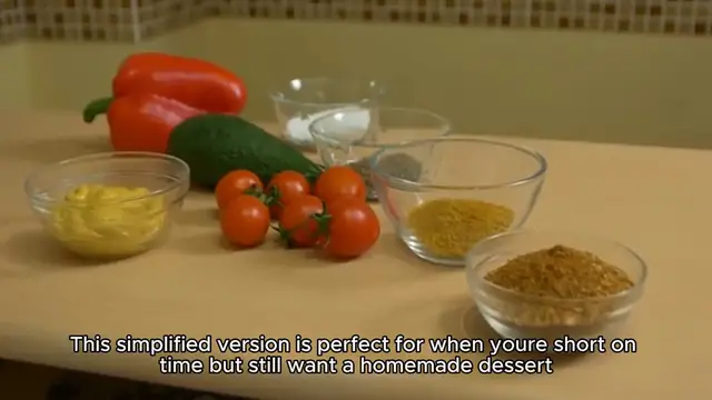 Video thumbnail for peach cobbler recipe with cake mix