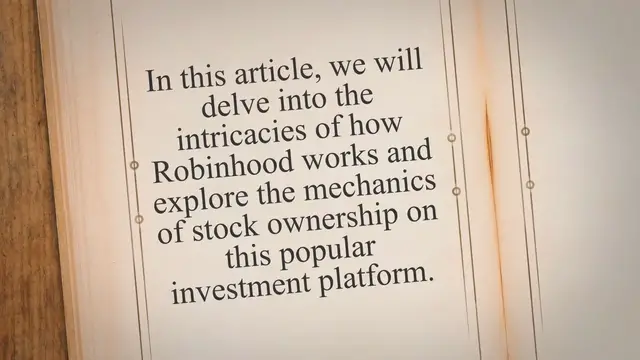 Video thumbnail for Demystifying Stock Ownership on Robinhood: A Comprehensive Guide to Understanding How it Works and Its Limitations