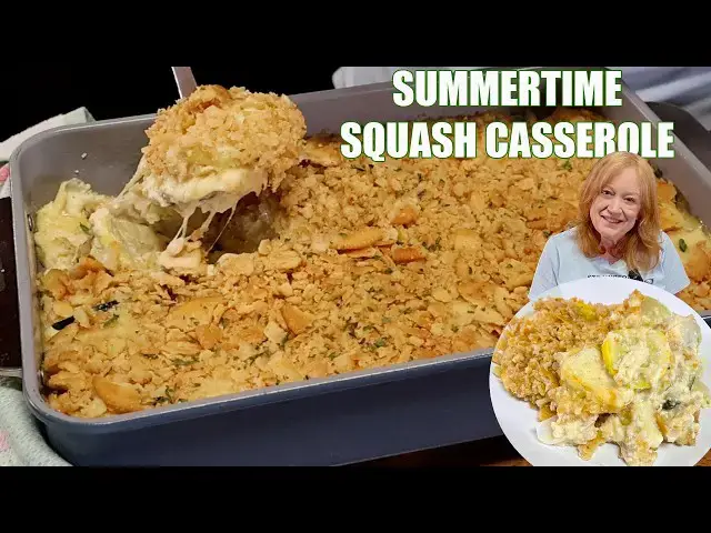 Video thumbnail for SUMMER SQUASH CASSEROLE Hooked On The First Bite SIDE DISH