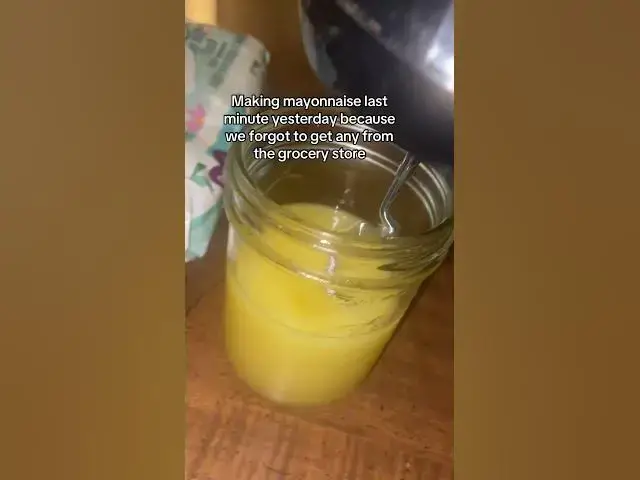 Video thumbnail for Gotta do what works #HomemadeMayonnaise ##Homemade #Mayonnaise #Group7